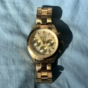 Accessories | Dkny Gold Finish Watch Mother Of Pearl Dial  display picture 3